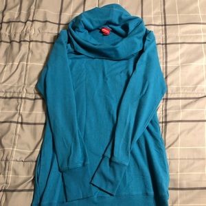 Ladies Aqua Merona Cowl Sweater